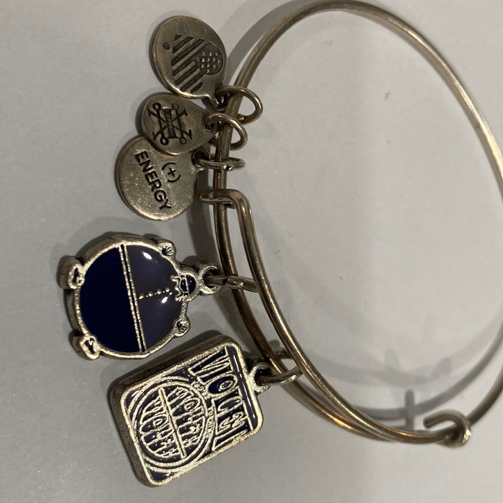 🤑3 for 20$🤑 Alex and ani silver bracelet Wonka “Violet you’re turning violet”.